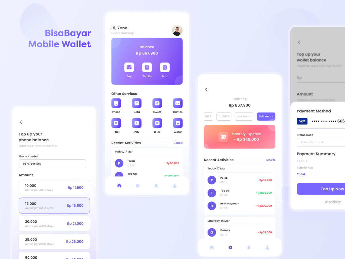 BisaBayar Mobile Wallet App